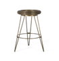GINER Y COLOMER Tabouret de bar haut en métal Doré 76 cm